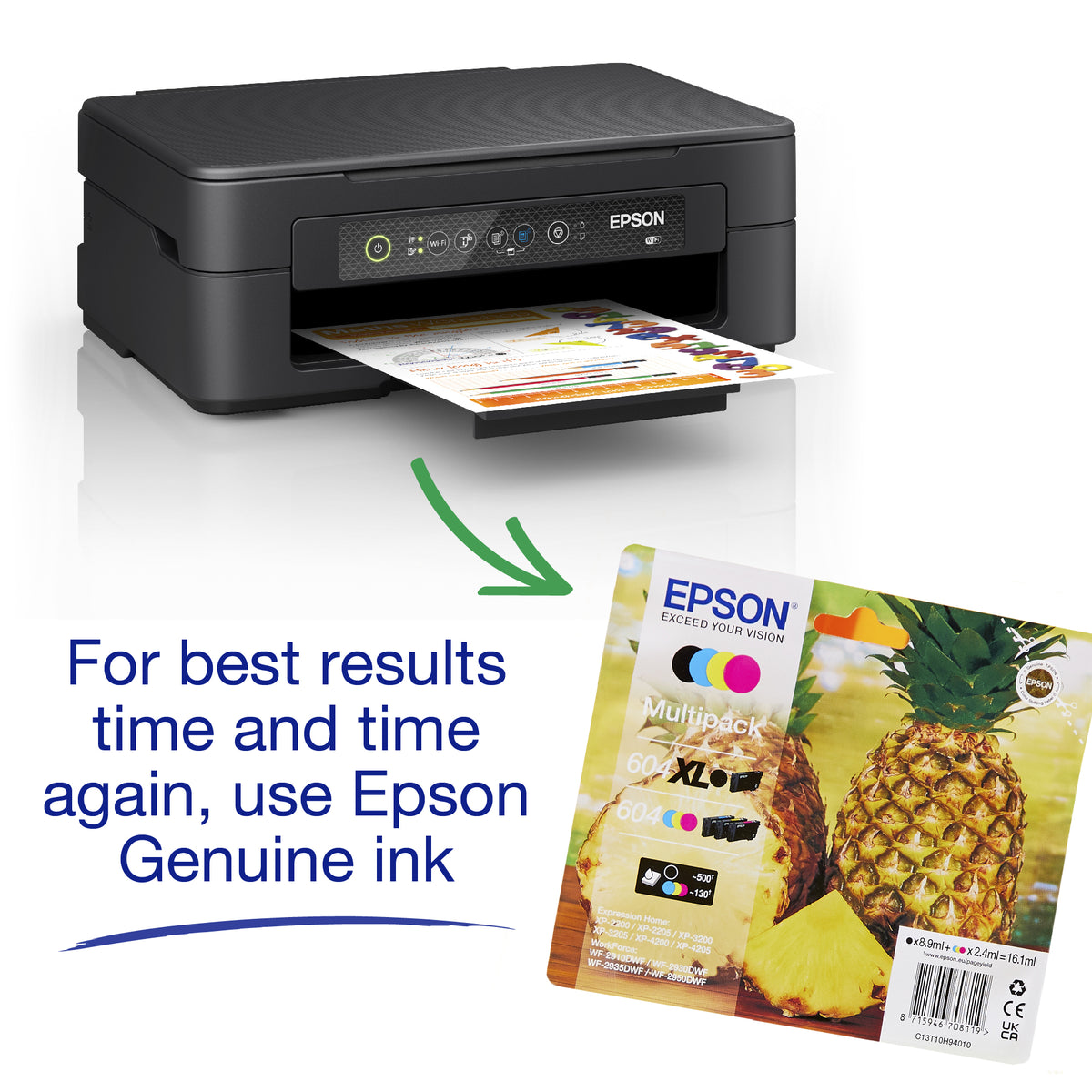 Epson Expression Home XP-2200 Inkjet A4 5760 x 1440 DPI 27 ppm Wi-Fi