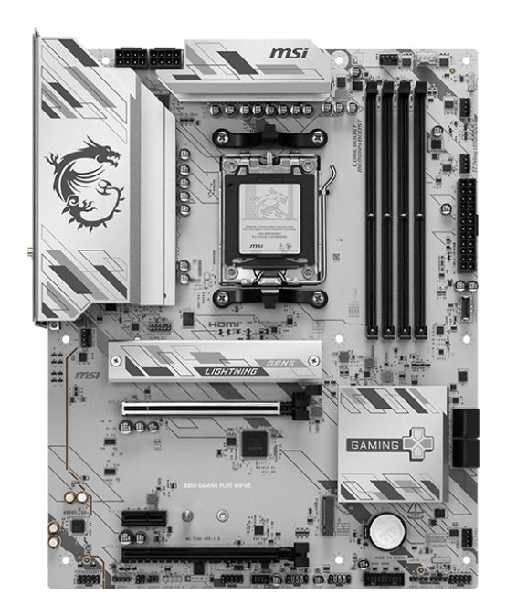 MSI B850 GAMING PLUS WIFI6E AMD B850 Socket AM5 ATX