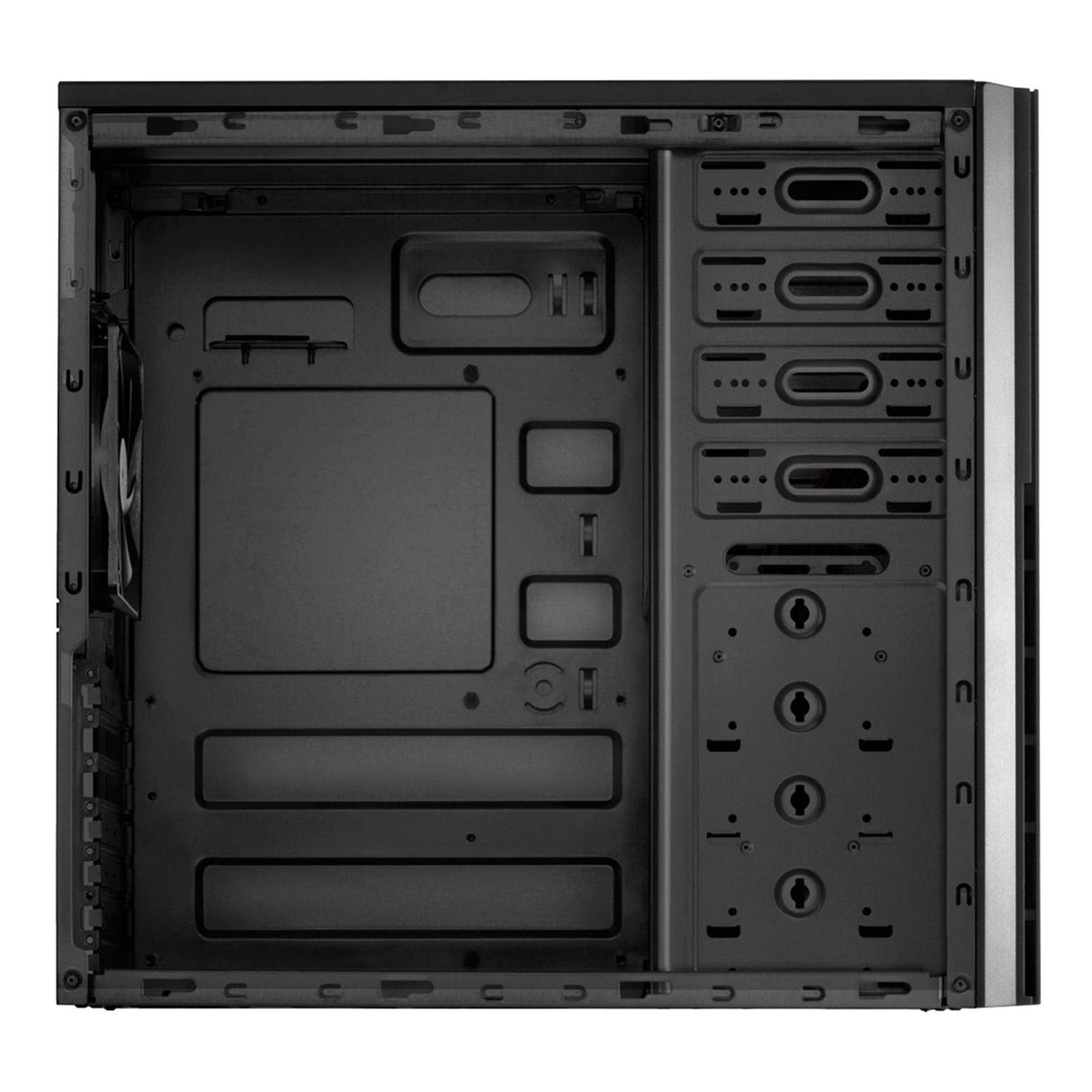 ANTEC VSK-4000B-U3/U2 Case, Home & Business, Black, Mid Tower, 1 x USB 3.0 / 1 x USB 2.0, ATX, Micro ATX, Mini-ITX