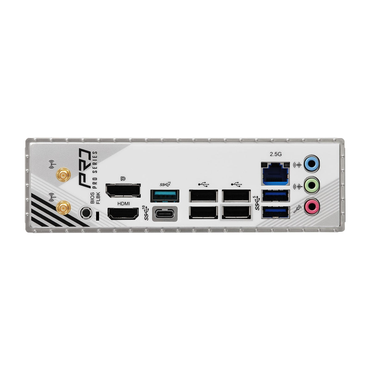 ASRock B850M Pro RS WiFi AMD AM5 Socket Motherboard, Micro-ATX, 4x DDR5 Slots, 3x M.2 Sockets, Fitted I/O Shield, 2.5GbE LAN, Wi-Fi 6E, 1x DisplayPort / 1x HDMI Port