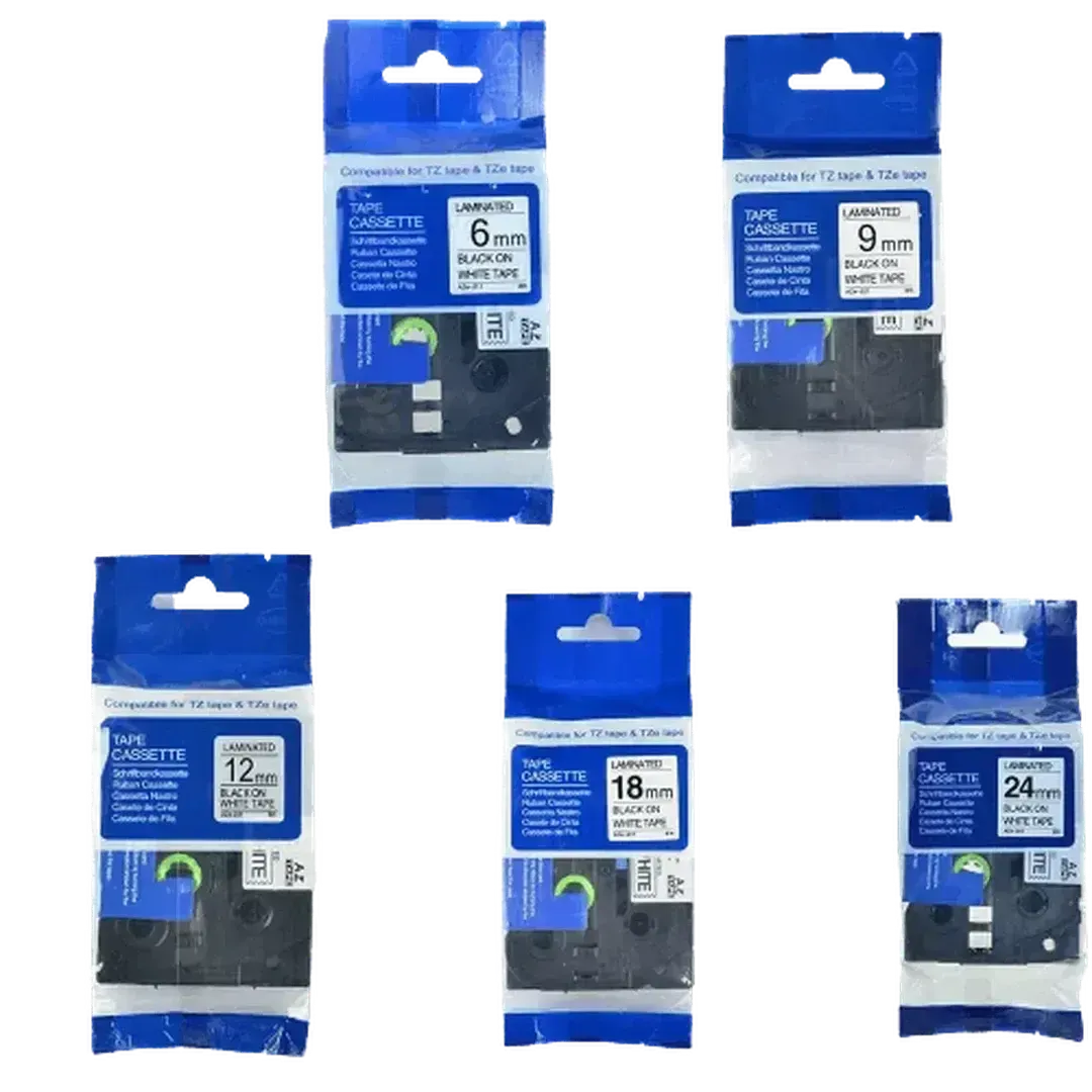 Brother P-Touch Compatible HeatShrink Tape Labels