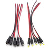 DC 5521 26 cm virtajohto 5,5 mm x 2,1 mm