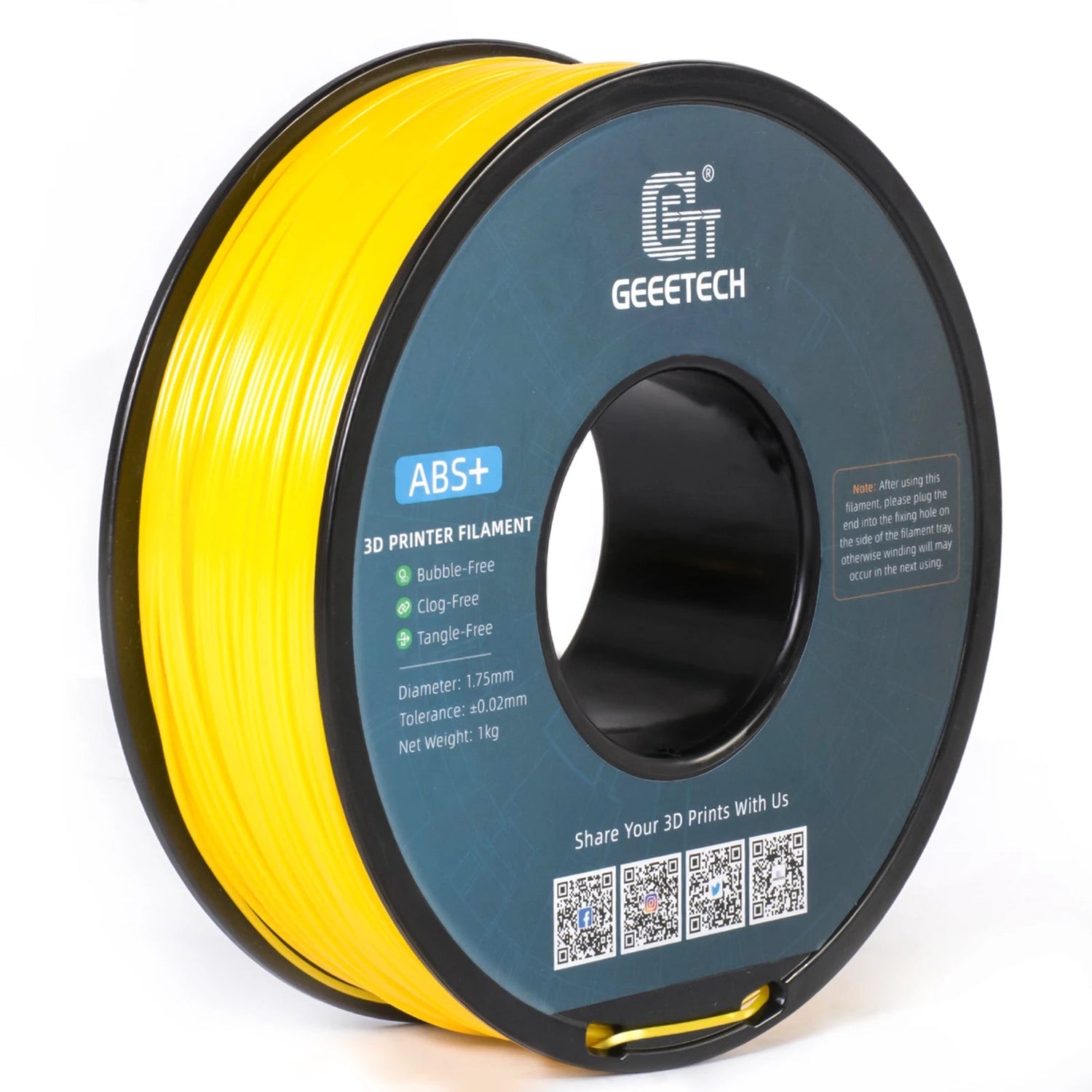 Geeetech ABS 3D Filament 1.75mm 1KG plastic