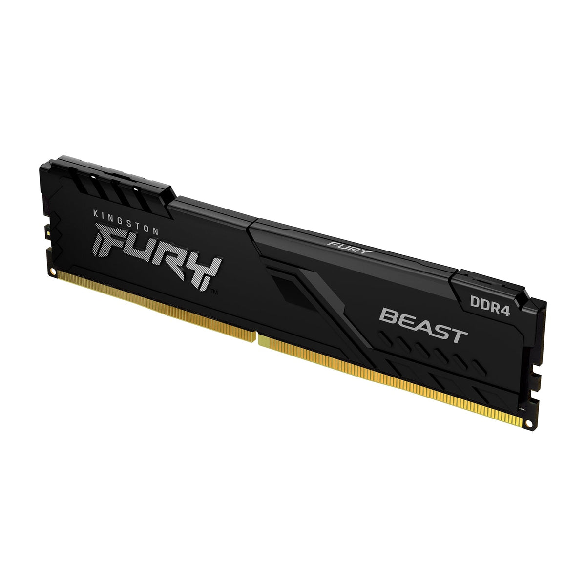 Kingston FURY Beast KF432C16BB/16 16GB (1x 16GB) DIMM System Memory, 3200MHz, DDR4, CL16, Black, Intel XMP
