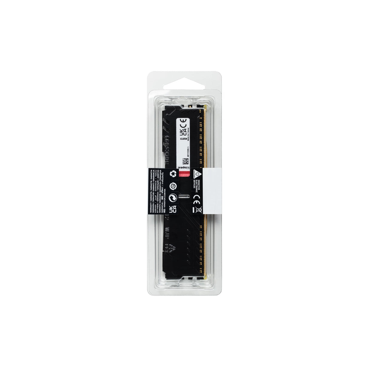 Kingston FURY Beast KF432C16BB/16 16GB (1x 16GB) DIMM System Memory, 3200MHz, DDR4, CL16, Black, Intel XMP