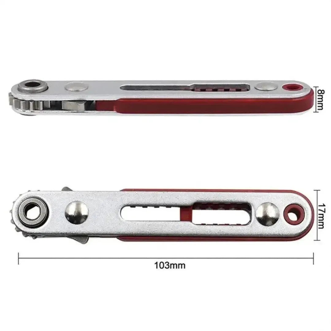 Mini Ratchet Wrench 1/4 Inch Drive Socket