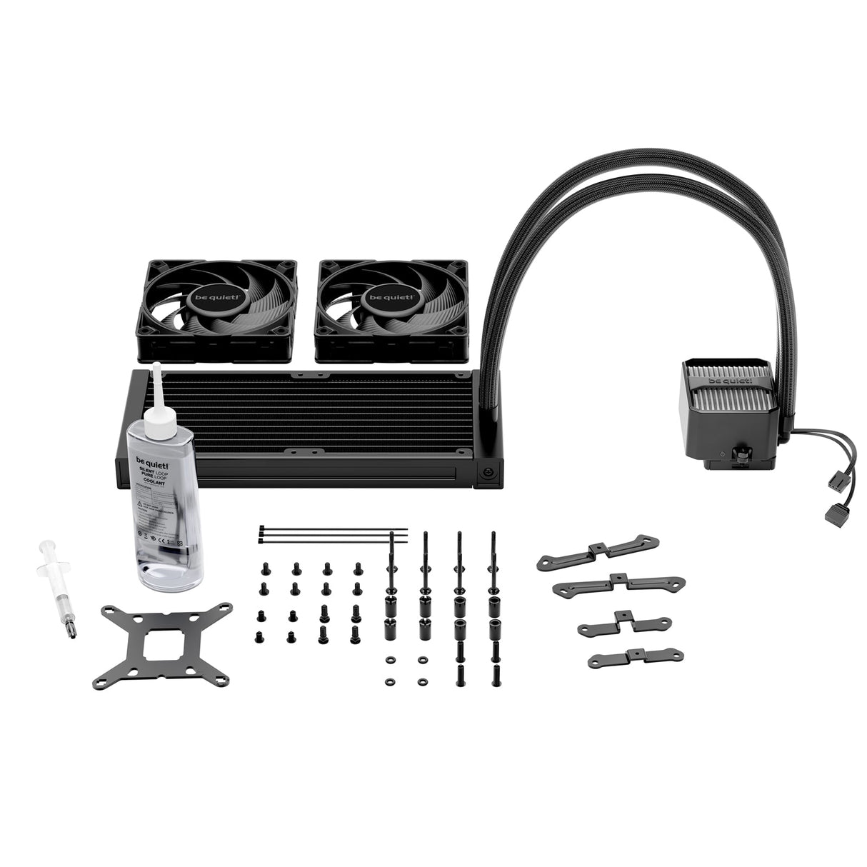 be quiet! Silent Loop 3 240mm All-in-One Liquid CPU Cooler, ARGB Lighting, Silent Wings 4 Fans, 3-Chamber Pump, High-Performance Cooling for Intel & AMD CPUs