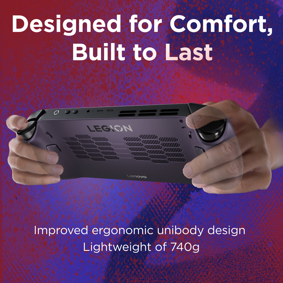 Lenovo Legion Go S 8ARP1 portable game console 20.3 cm (8") 512 GB Touchscreen Wi-Fi Black, Violet