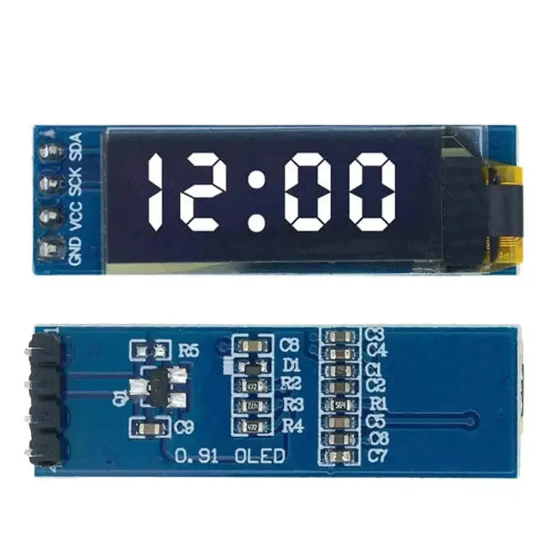 Creating a Clock with the Arduino, a 0.91