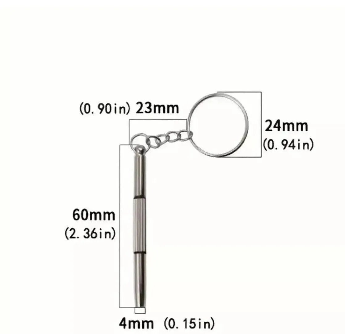 3 in 1 Mini Screwdriver keyring 3