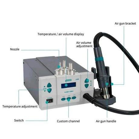 1000w 861DW Hot Air Rework Station