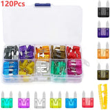 120pcs Small Car Fuse Assortment
