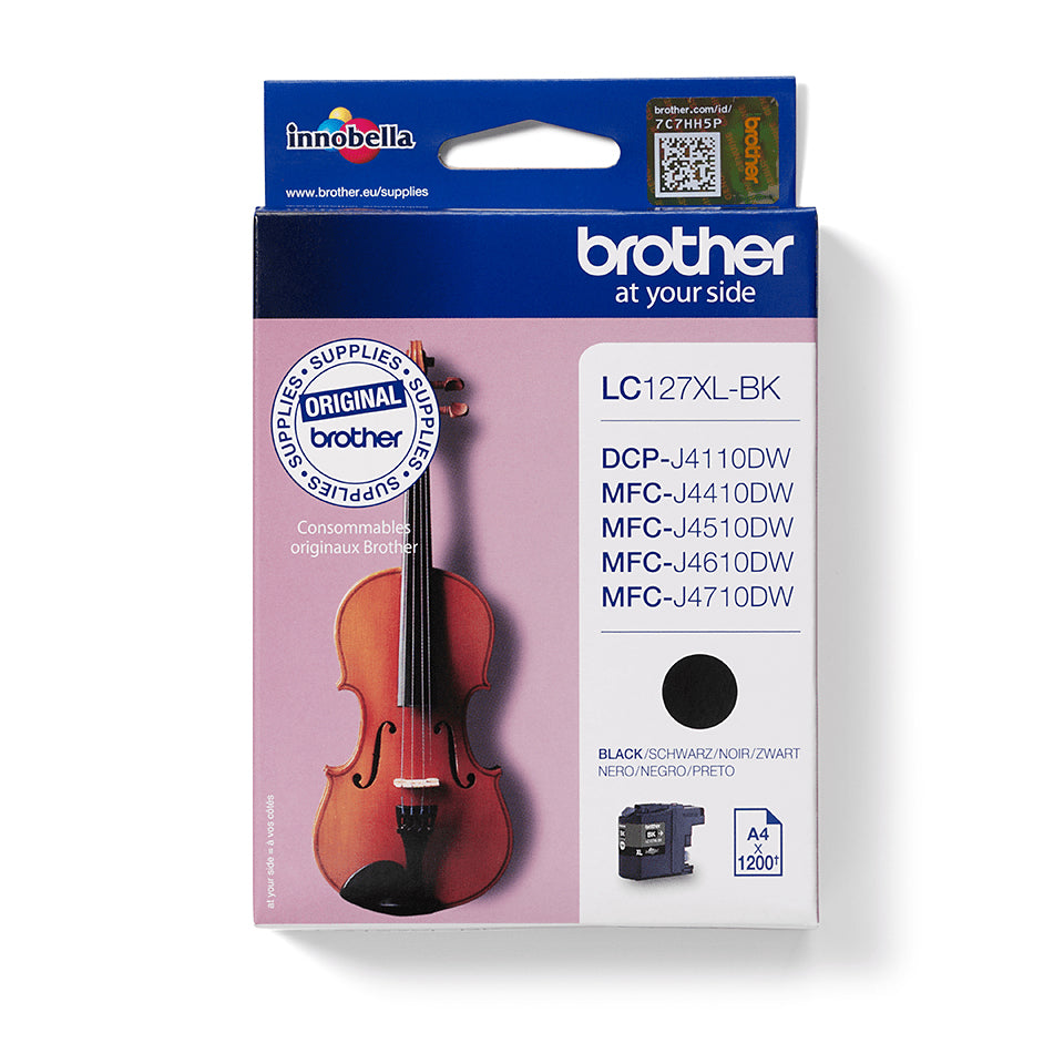Brother LC127XLBK ink cartridge 1 pc(s) Original Extra (Super) High Yield Black