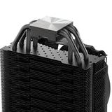 be quiet! Dark Rock Slim Fan CPU Cooler, Universal Socket, Silent Wings 3 120mm PWM Black Cooling Fan, 1500RPM, 4 Heat Pipes, 180W TDP, Compact Construction to Stop Blocking Memory Slots, Intel LGA 1700 & AMD AM5 Compatible