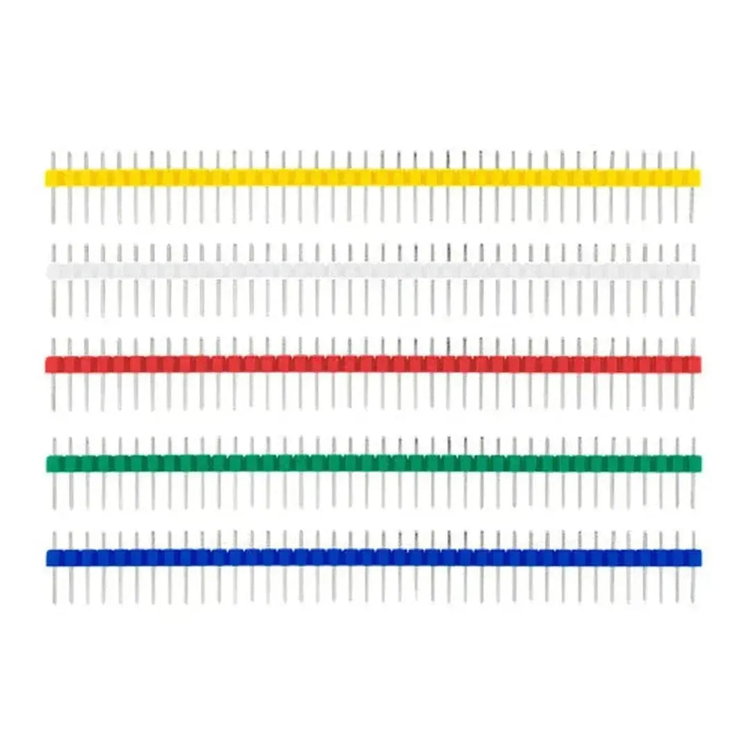 2.54mm Single Row Male Pin Headers 1 2 3