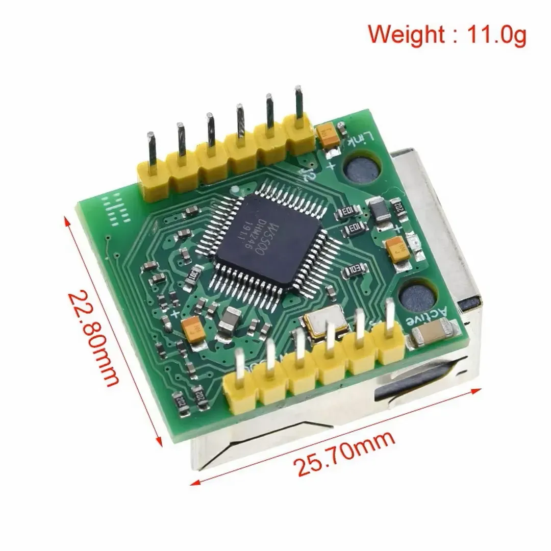 USR-ES1 W5500 SPI to LAN Ethernet Module 1 2 3 4 5