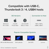 Plugable UD-3900C4 Quad Monitor 96W USB-C PD DisplayLink Certified Docking Station