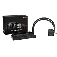 be quiet! Silent Loop 3 240mm All-in-One Liquid CPU Cooler, ARGB Lighting, Silent Wings 4 Fans, 3-Chamber Pump, High-Performance Cooling for Intel & AMD CPUs
