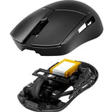 be quiet! Dark Perk Sym 32000dpi Lightweight Wireless Gaming Mouse with 2.4GHz Wireless, Symmetrical Design, PixArt PAW3950 Sensor, 110 Hours Battery Life & 8,000 Hz Polling Rate