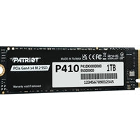 Patriot P410 (P410P1TBM28H) 1TB PCIe Gen4 x4 M.2 SSD ,  Read 5000MB/s, Write 4500MB/s, 5 Year Limited Warranty