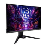 ASRock Phantom Gaming PGO27QFV 27 Inch QHD (2560 x 1440) Flat QD-OLED Gaming Monitor, 360Hz 0.03ms (GTG) Response Time, 2 x HDMI 2.1; 1 x DisplayPort 1.4, 1 x Type-C (DP Alt Mode / PD 15W), Height, Swivel, Tilt Adjustment, Integrated Wi-Fi Antenna