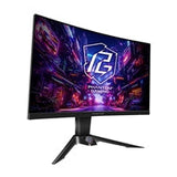 ASRock Phantom Gaming PG27QRT2A 27 Inch QHD (2560 x 1440) Curved (1500R) VA Gaming Monitor, 180Hz 1ms (MPRT) Response Time, 2 x HDMI 2.0, 1 x DisplayPort 1.4, with Speakers, Integrated Wi-Fi Antena (Compatible with Wi-Fi 4/5/6/6E/7)