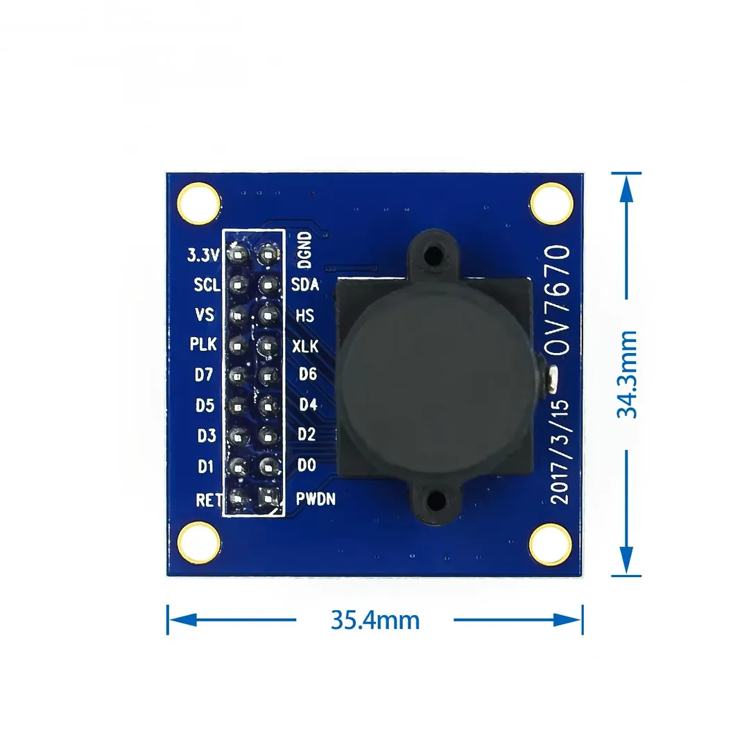 VGA CMOS Camera OV7670 Module 1 2 3 4 5