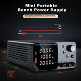 30V 10A Lab Adjustable DC Power Supply