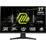 MSI MAG 274QF computer monitor 68.6 cm (27") 2560 x 1440 pixels Wide Quad HD LCD Black