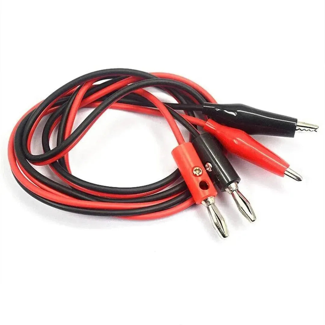 4mm Banana Plug to Crocodile Clip Test Lead Set 2