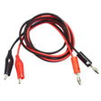 4mm Banana Plug to Crocodile Clip Test Lead Set