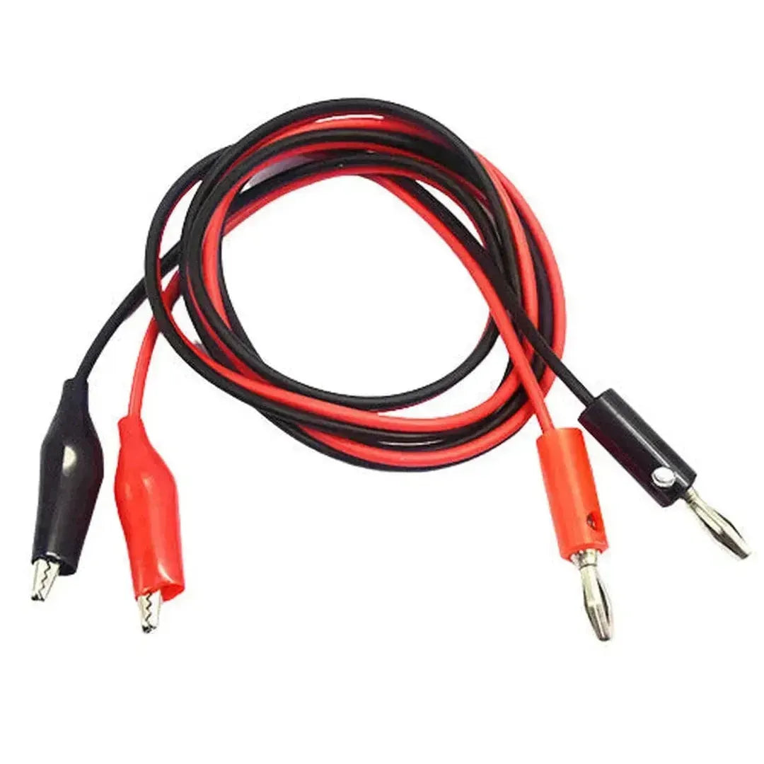 4mm Banana Plug to Crocodile Clip Test Lead Set