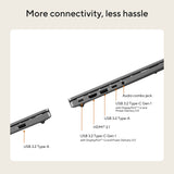 ASUS Vivobook S16 M3607GA-SH011W Copilot+ PC AMD Ryzen™ AI 7 445 Laptop 40.6 cm (16") WUXGA 16 GB DDR5-SDRAM 512 GB SSD Wi-Fi 6 (802.11ax) Windows 11 Home Grey