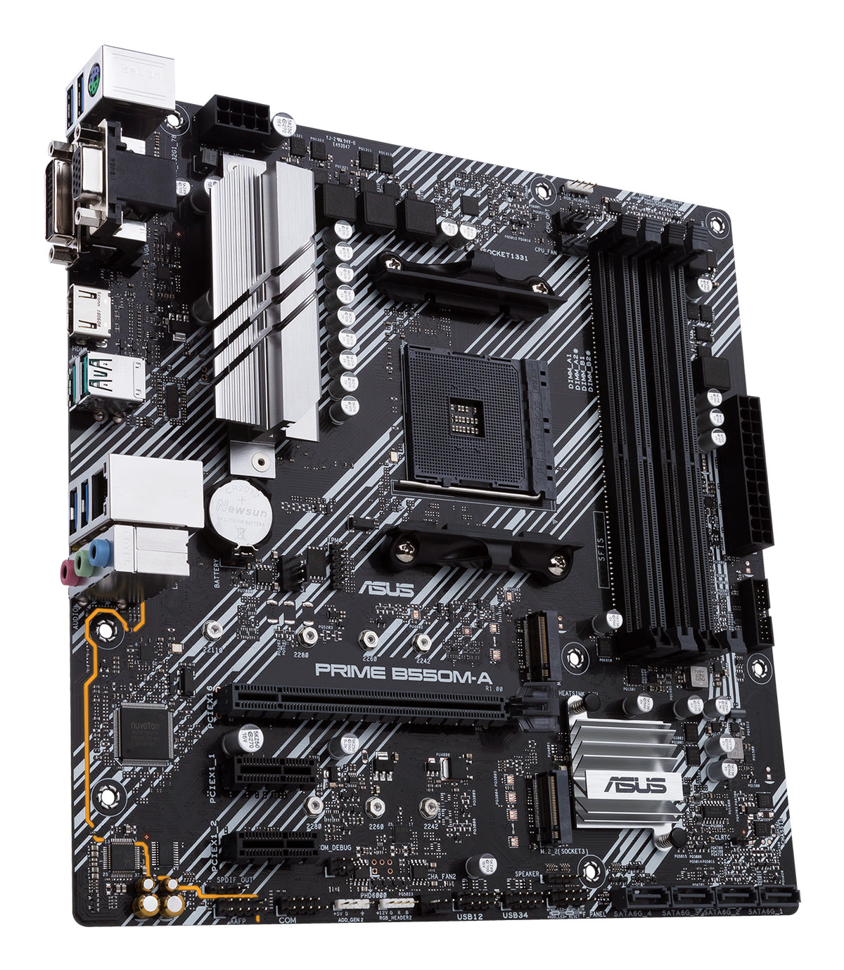 ASUS Prime B550M-A/CSM AMD B550 Socket AM4 micro ATX
