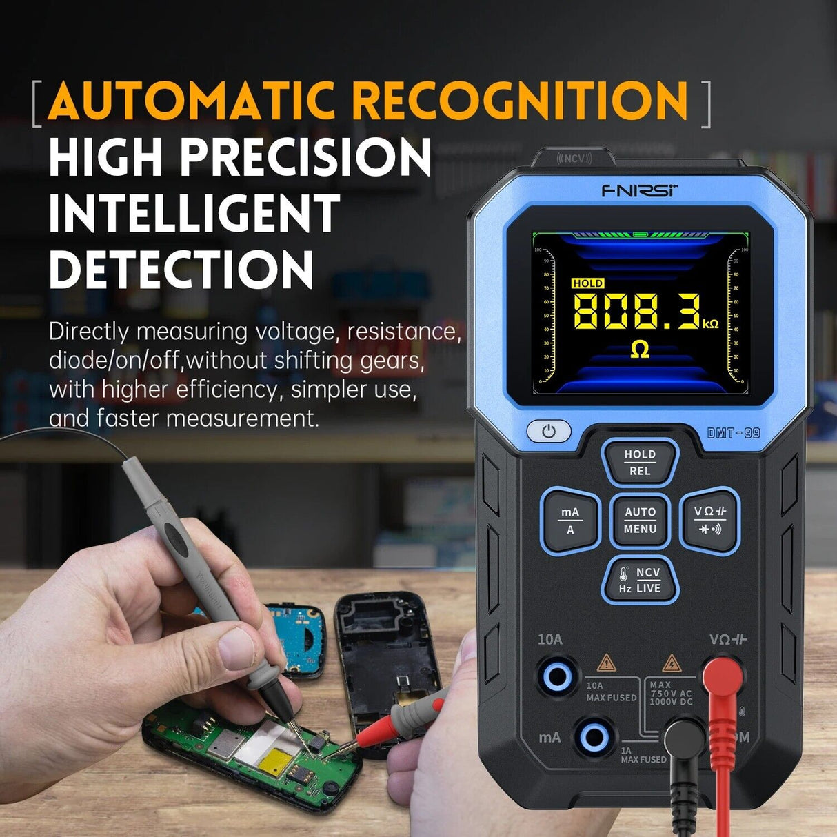 FNIRSI DMT-99 TFT Handheld Digital Multimeter