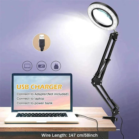 5X USB LED Magnifying Glass