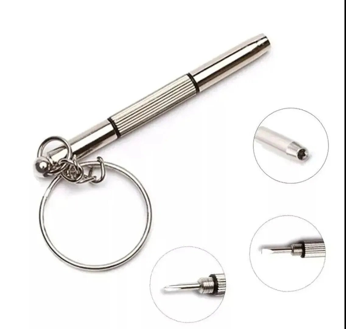 3 in 1 Mini Screwdriver keyring 6