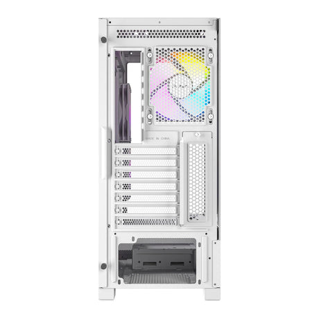 ANTEC CX700 Mid Tower Gaming Case, White, 270 Full-View Tempered Glass, 3 x 120 mm ARGB PWM Fans, 1 x USB 3.0 / 1 x USB Type-C, ATX, Micro ATX, ITX