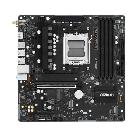 ASRock A620AM PRO-A WIFI AMD Socket AM5 Motherboard, 4 x DDR5 Slots, 3x M.2 Socket, 2.5GbE LAN, Wi-Fi 6E, 1x HDMI Port