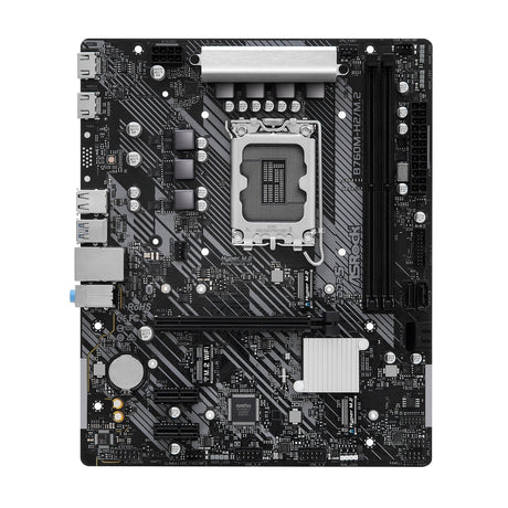 ASRock B760M-H2/M.2 Intel 1700 Socket Motherboard, Micro-ATX, 2x DDR5 Slots, 2x M.2 Socket, 2.5GbE LAN, 2x HDMI Port