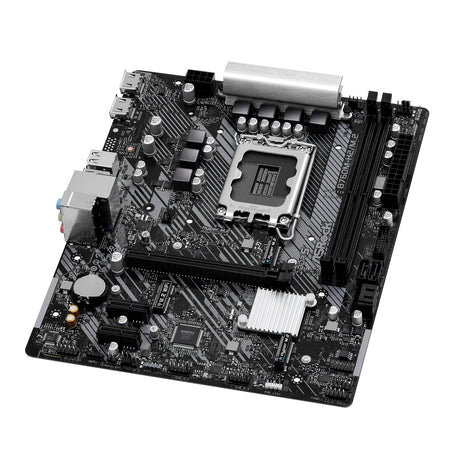 ASRock B760M-H2/M.2 Intel 1700 Socket Motherboard, Micro-ATX, 2x DDR5 Slots, 2x M.2 Socket, 2.5GbE LAN, 2x HDMI Port