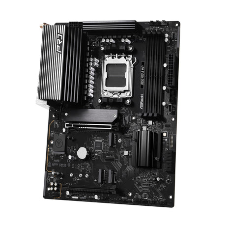 ASRock B850 Pro-A WiFi AMD AM5 Socket Motherboard, ATX, 4x DDR5 Slots, 4x M.2 Sockets, 2.5GbE LAN, Wi-Fi 6E, 1x HDMI Port / 1x USB-C