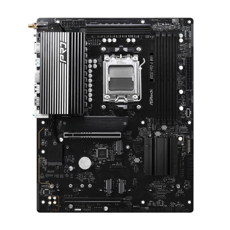 ASRock B850 Pro-A WiFi AMD AM5 Socket Motherboard, ATX, 4x DDR5 Slots, 4x M.2 Sockets, 2.5GbE LAN, Wi-Fi 6E, 1x HDMI Port / 1x USB-C