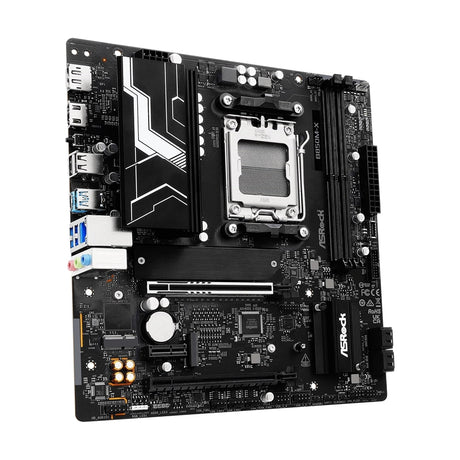 ASRock B850M-X AMD AM5 Socket Motherboard, Micro-ATX, 2x DDR5 Slots, 2x M.2 Sockets, 2.5GbE LAN, 1x DisplayPort / 1x HDMI Port