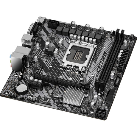ASRock H610M-HDV/M.2 R2.0 Super Alloy Intel 1700 Socket Motherboard, Micro-ATX, 2x DDR4 Slots, 1x M.2 Socket, GbE LAN, 1x D-Sub / 1x DisplayPort / 1x HDMI Port
