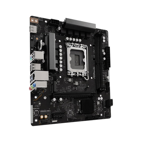 ASRock H810M-H Intel 1850 Socket Motherboard, Micro-ATX, 2x DDR5 Slots, 1x M.2 Sockets, GbE LAN, 1x HDMI Port