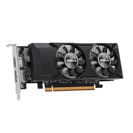 ASRock Intel Arc A310 Low Profile 4GB GDDR6 Graphics Card, 2000 MHz Base Clock, Dual Fan, 1x DisplayPorts / 1x HDMI Port
