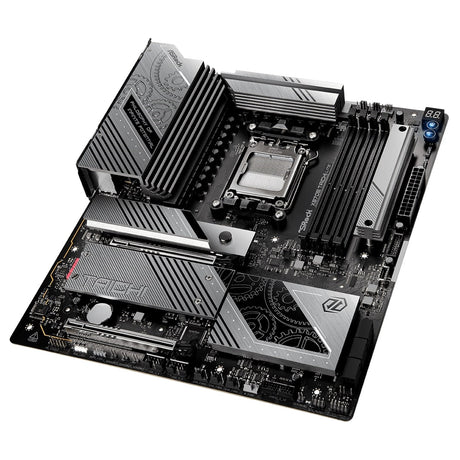 ASRock X870E TAICHI LITE AMD AM5 Socket Motherboard, E-ATX, 4x DDR5 Slots, 4x M.2 Sockets, Fitted I/O Shield, 5GbE LAN, Wi-Fi 7, 1x HDMI Port / 2x USB-C (USB4)