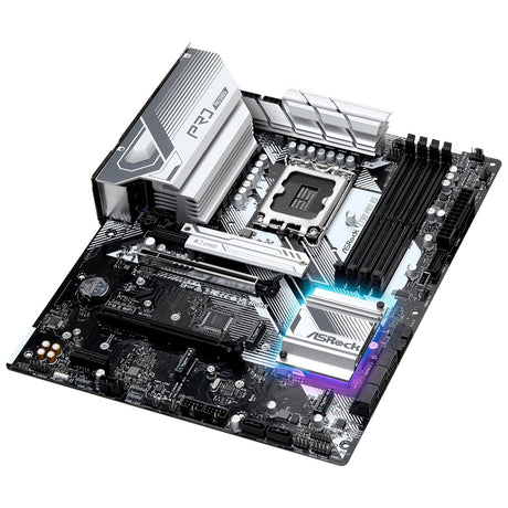 ASRock Z790 Pro RS Intel 1700 Socket Motherboard, ATX, 4x DDR5 Slots, 4x M.2 Sockets, Fitted I/O Shield, 2.5GbE LAN, 1x DisplayPort / 1x HDMI Port