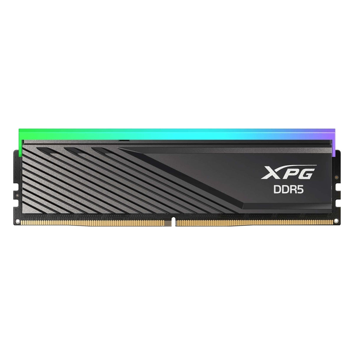 Adata LANCER RGB AX5U6000C3616G-SLABRBK DDR5 6000MHz, 16GB, (1 x 16GB) CL36-38-38, 1.35v, Retail, Black RGB System Memory